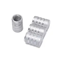 Universal Bike and Tire Valve Protector Cap (Silver)