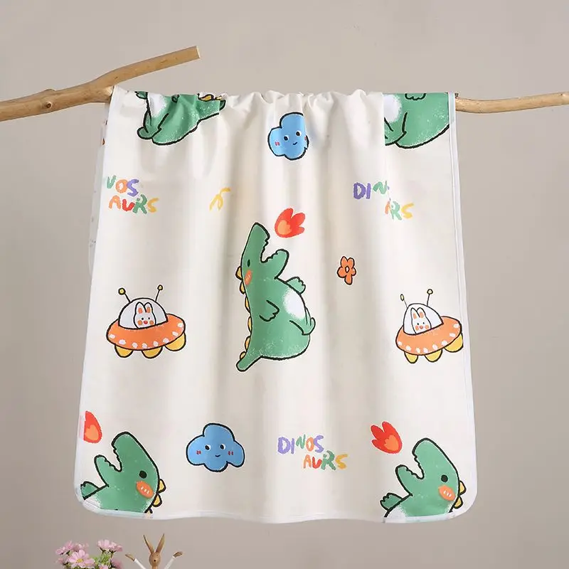 Waterproof Washable Mattress Protector for Baby Toddlers Cute Cartoon Bed Pad Breathable Diaper Nursery Essential Changing Pads