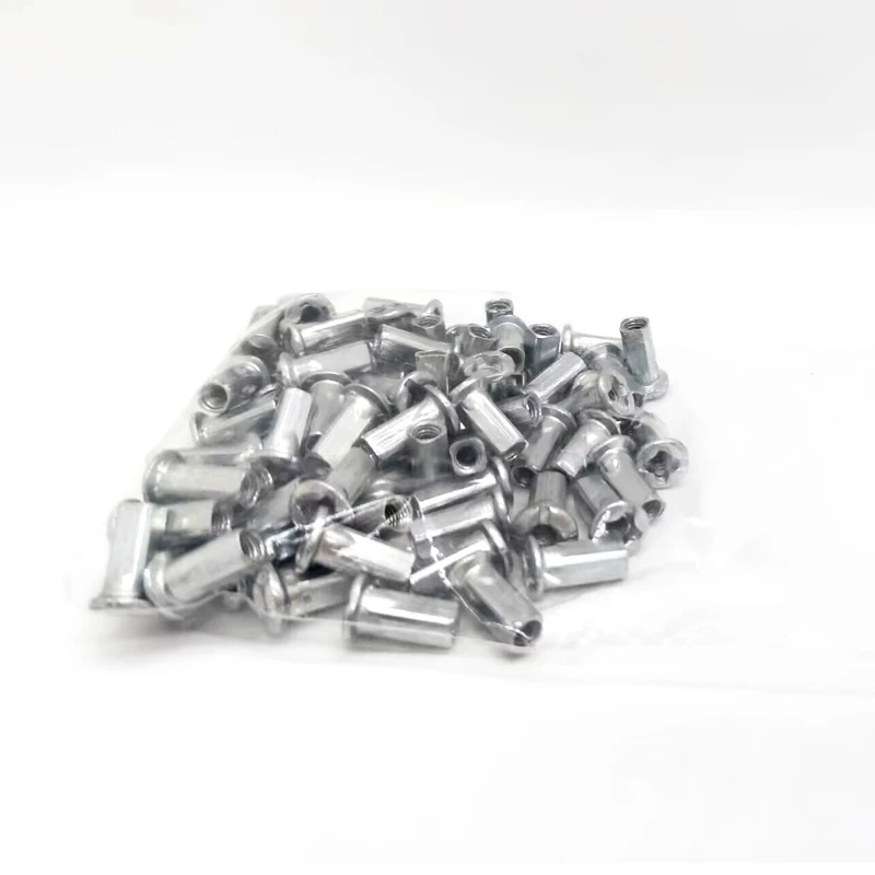 20Pcs/lot 10G 12mm/15mm Galvanized Spoke Caps Electric Bike Spoke Nipples Sliver Color Bicycle Cycling Parts