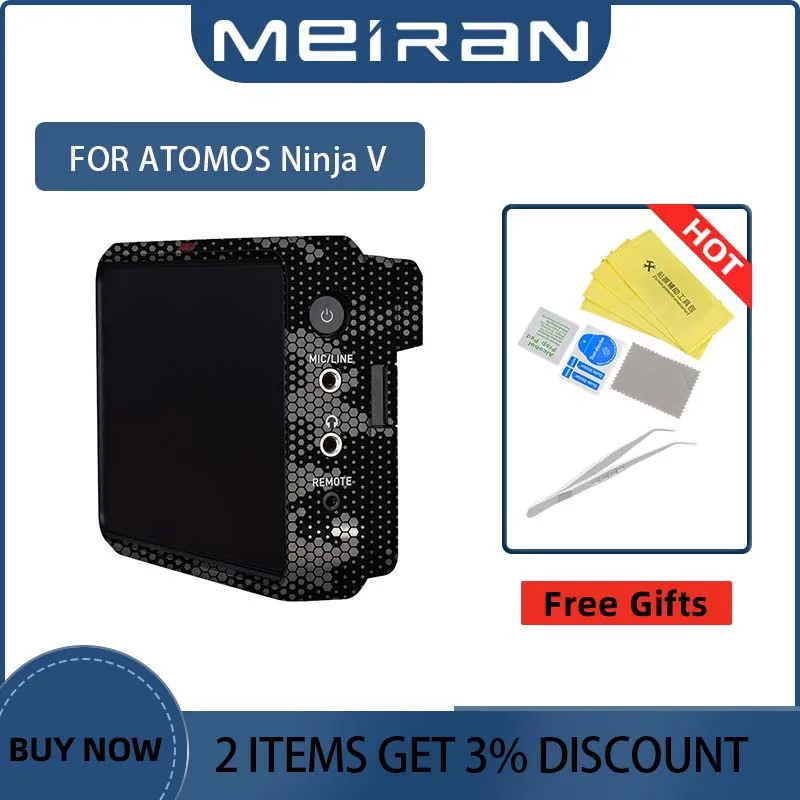 Pellicola Protettiva Per Monitor Per Fotocamera Antigraffio Pellicola Protettiva Per Monitor Skin Sticker Skin Wrap Per Atomos Ninja V