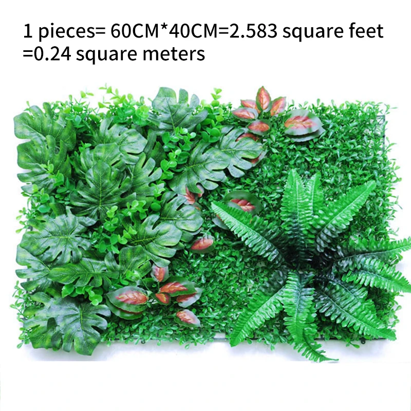 Artificial Plastic Lawn for Home Decoration, Fake Grass, Wall Plant, Garden, Outdoor, Indoor, Store