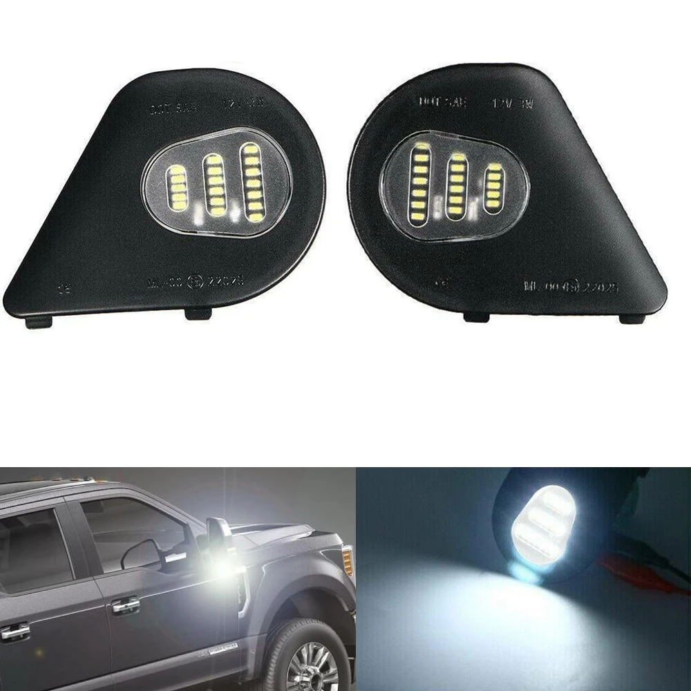 

LED Side Marker Car Truck Mirror Puddle Light For Dodge Ram 1500 2500 3500 4500 5500