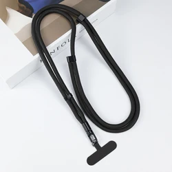 Enhanced 360° Rotating Phone Lanyard with Anti - Drop Clip and Adjustable Crossbody/Neck/Wrist Strap (Black)