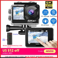 Action Camera 5K 4K60FPS EIS 48MP Wi-Fi Dual Screen 170D 8X Zoom Pre Record 30M Waterproof Sport Camera With Sony IMX576 Lens 1