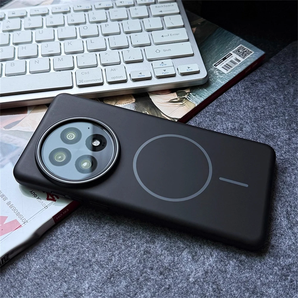 Ultra-Thin Matte Hard PC Case with Magnetic Wireless Charging Compatibility