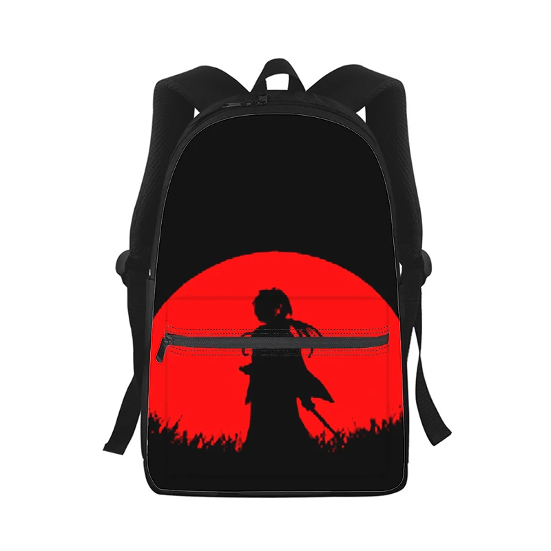 Japan samurai art Men Women Backpack 3D Print Fashion Student School Bag Laptop Backpack Kids Travel Shoulder Bag