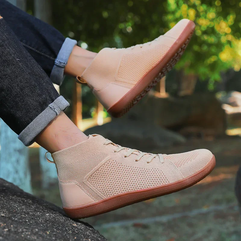 Barefoot Walking Shoes Yoga Shoes High-Top Breathable Anti-Slip Wide-Palmed Barefoot Casual Fitness Yoga Shoes Comfortable Sportswear And Bag Accessories