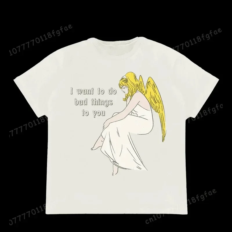 2024 Tour Concert B-Billie Eilish T-shirt Hip Hop Casual Tshirt O-Neck Short Sleeves Fashion Men Women Luxury high quality Tees 3