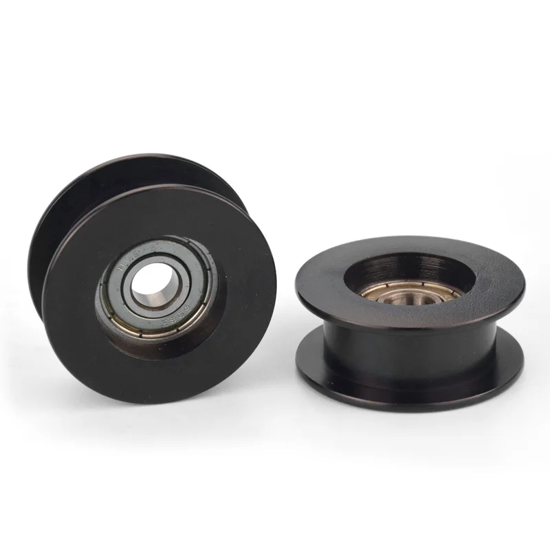 Fixed Pulley Belt Pulley 1pcs 8*40*16.5mm grooved H groove 608zz bearing belt guide wheel plastic roller wheel POM roller pulley