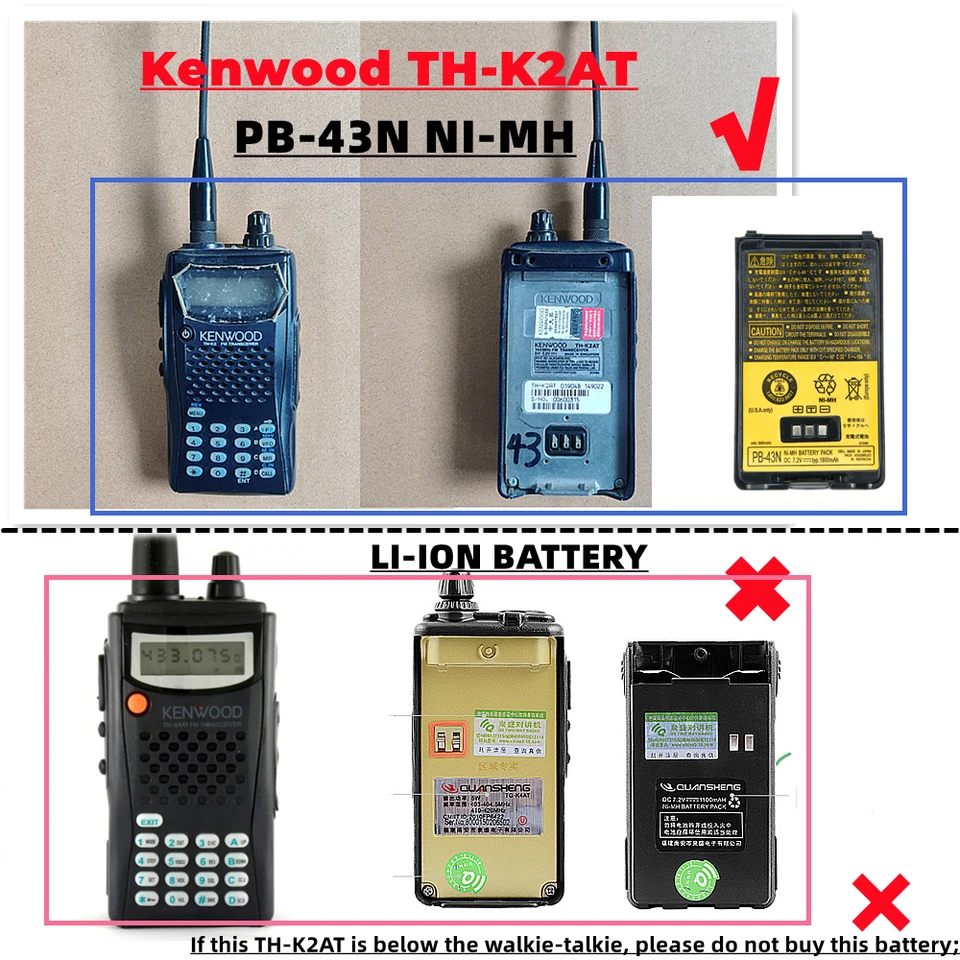 Fone microfone para Radio KENWOOD TH-K2E TH-K2ET - Folne - Fone de