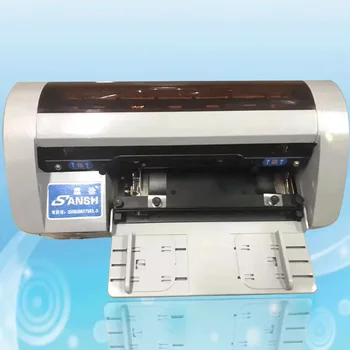 Tagliatrice semiautomatica per biglietti da visita da tavolo 220V/80W Taglio elettrico per carte Anti-taglio obliquo Auto-smerigliatura