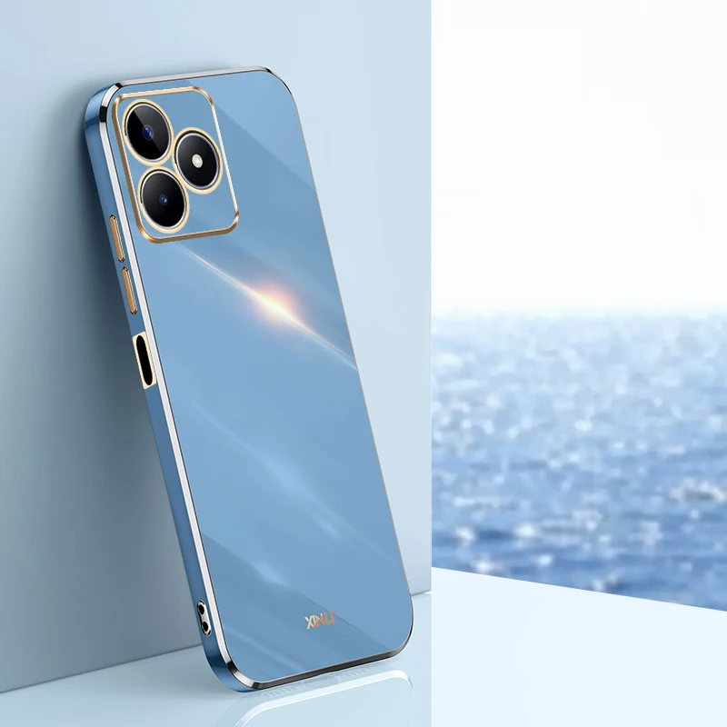 Luxury Square Plating ShockProof Silicone Back Cover s