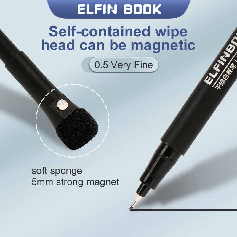Magnetic Dry Erase Markers 8 Colors 0.5mm Extra Fine Tip marker pens color marker pens pen marker dry erase markers whiteboard pens