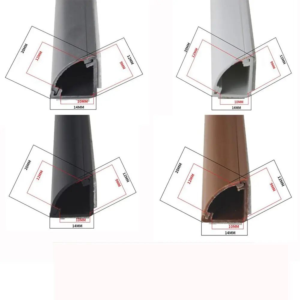Cord Protector Self-Adhesive Triangle Extension Wiring Duct Protector Anti-extrusion Floor Cord Cover Power Cable cable protector