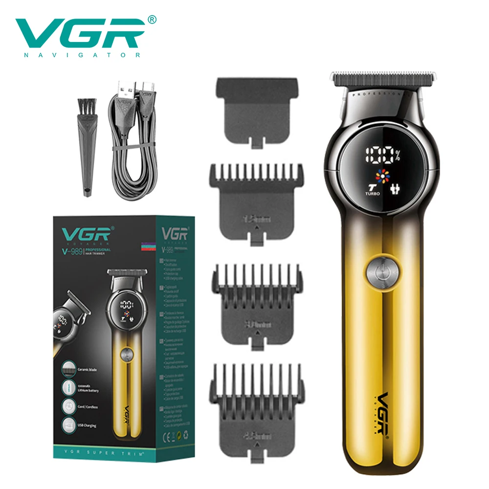 VGR 989 مقص الشعر للرجال التدرج اللون الجسم الشعر...