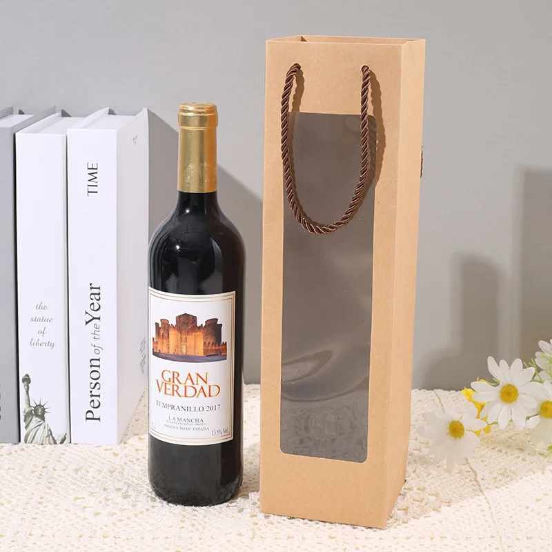 Kraft Paper Wine Bottle Bags