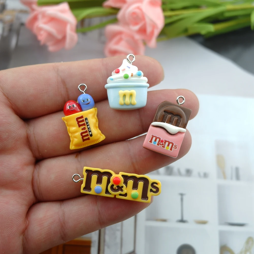 Süße Süßigkeiten Charms für Schmuck machen DIY Ohrring Armband Anhänger Zubehör Ergebnisse Telefon machen Bulk Großhandel