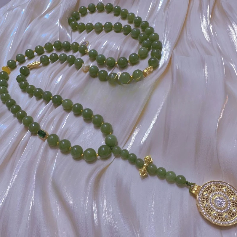 

Винтажное ожерелье-цепочка для свитера 12 мм с кисточкой