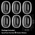 6pcs 0 Shaker