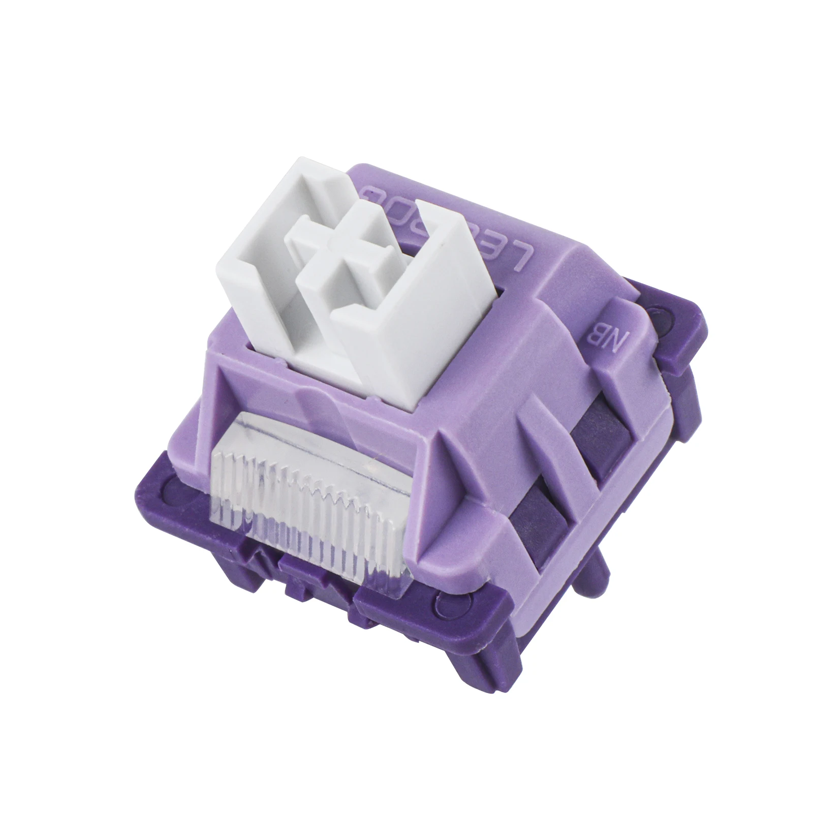 

35 шт. линейный переключатель EPOMAKER x LEOBOG Purple King 5-pin 37gf с стержнем POM, совместимый с колпачками MX