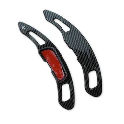 Enhanced Steering Wheel Shift Paddle Extensions (Black Carbon Fiber)