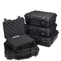 Waterproof Hard Carry Case Bag Toolbox With Pre-cut Sponge Storage Box Safety Protector Organizer Hardware Box Impact Resistant 1