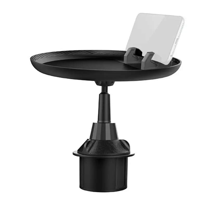 

Cup Food Tray Holder 360 Rotation Car Tray For Eating Universal Adjustable Cup Tray Holder 360 Swivel Tray Fits Most Cars