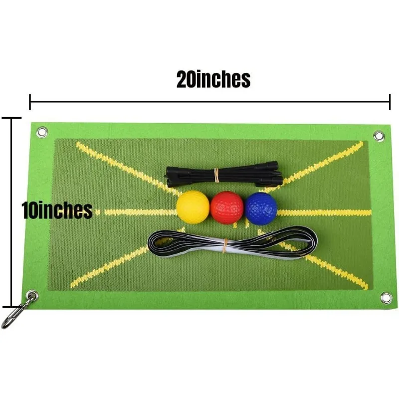 Polymères d'entraînement de golf Trace pour la détection du swing, balle de frappe, coussinets de chemin directionnel, outil de coussinets d'entraînement, accessoires pour débutants