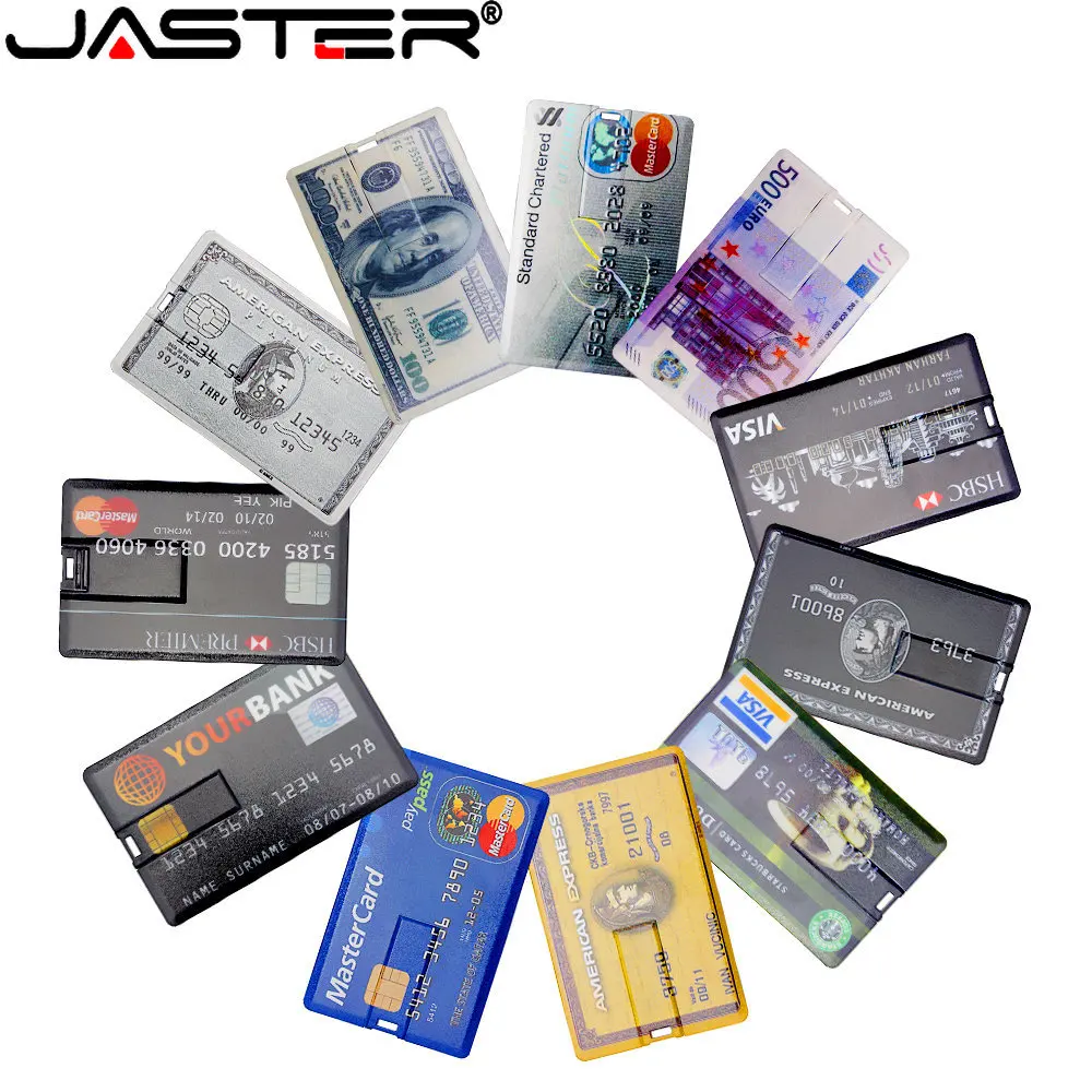 thumbnail image 4 of Memoria USB JASTER de 64 GB, memoria USB de 32 GB, memoria USB de 16 GB, tarjeta de memoria de 8 GB, tarjeta de crédito resistente al agua de 4 GB, regalo creativo para empresas, 4 of 5
