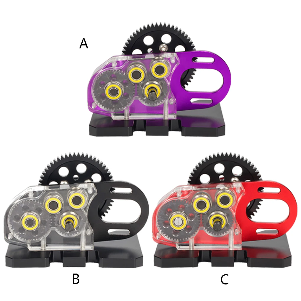 

Коробка передач из алюминиевого сплава 1 10, деталь для обновления RC, 1 шт., бесшумная коробка передач с дистанционным управлением для Traxxas Trx4, деталь для автомобиля с дистанционным управлением