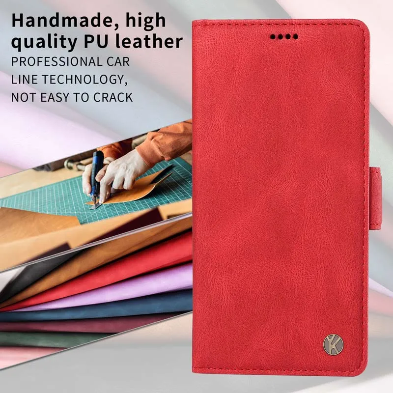 Luxury Flip Wallet Leather Card Holder Phone Case Cover