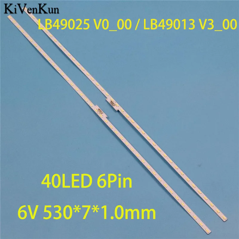 LED TV 조명 바 키트, 백라이트 스트립, LB49025 V0_00, LB49013 ..