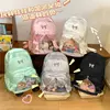 Japan Itabag Transparent Pvc Pocket Backpack School Bags For Girls Kawaii Casual Book Travel Rucksack 2024 New 4