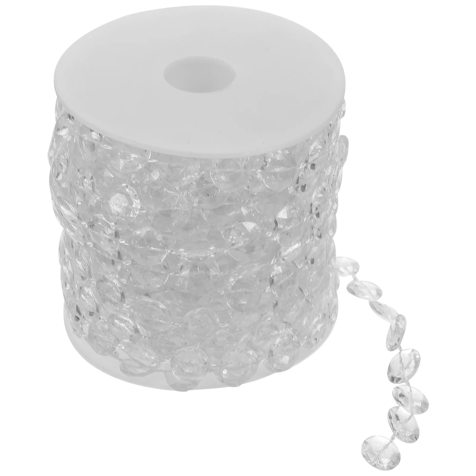 

33 10mm Bead Garland Strands Hanging Clear Beads Chain Garlands for DIY Beads String Curtain Wedding Party Decoration
