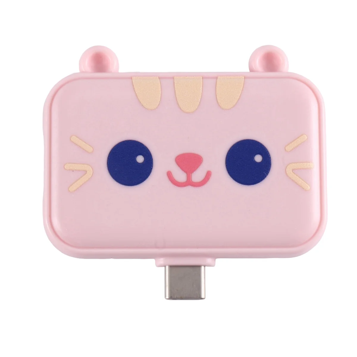 

Cute USB Hub Type C to HDMI-Compatible USB3.0 PD 60W Charger Multi Splitter Adapter Dock for Smartphones (Pink 3H)