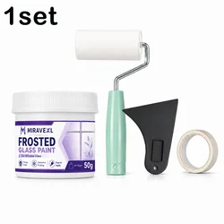 MIRAVEXL Privacy Frosted Glass Paint Set - Waterproof UV Resistant DIY Kit (1set)