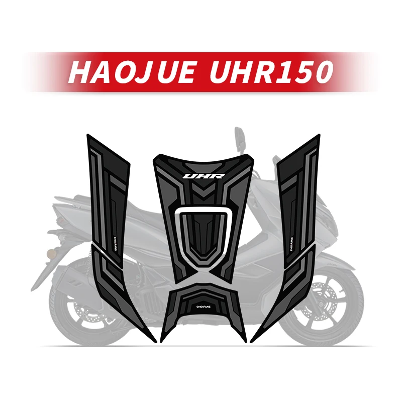 

For HAOJUE UHR150 Motorcycle Accessories Rubber Fuel Tank Pad Stickers Kits Of Bike Gas Tank Decoration And Protection Decals