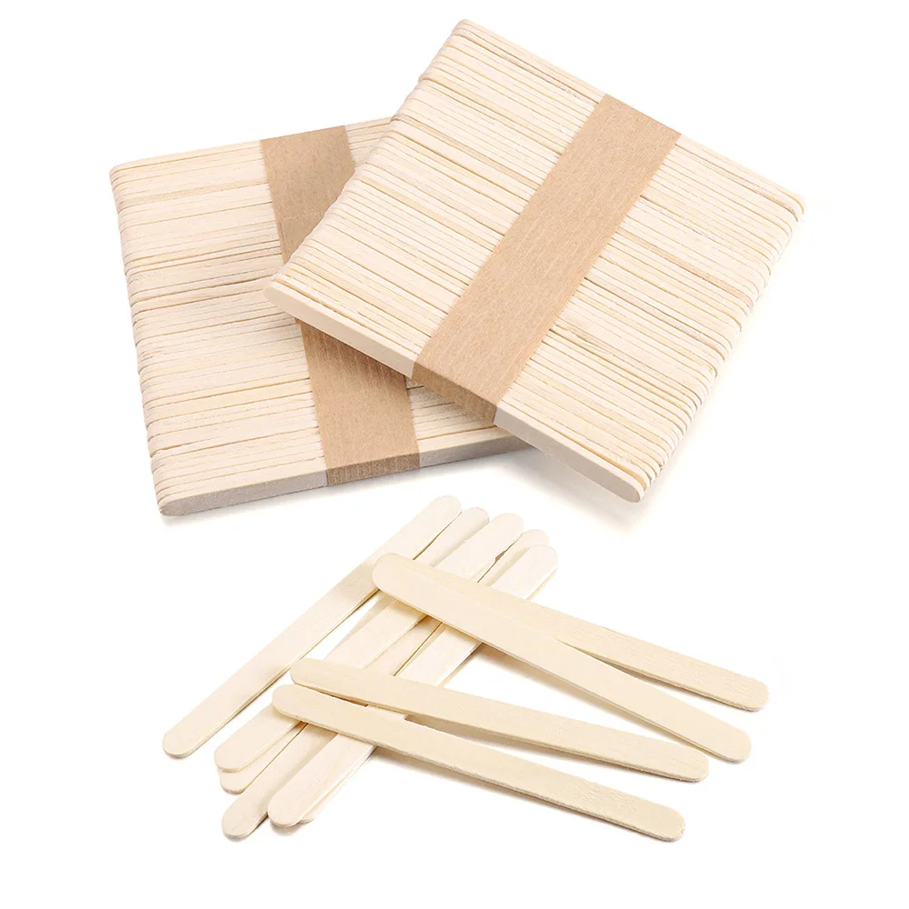 50-150 Pcs Ice Cream Popsicle Sticks Wooden Stirring Stick For Epoxy Resin Mold Jewelry Making Handmade Craft Supplies Tools epoxy resin making tools uv epoxy resin casting making jewelry finding set measure cup glue cup dropper stirring stick tools