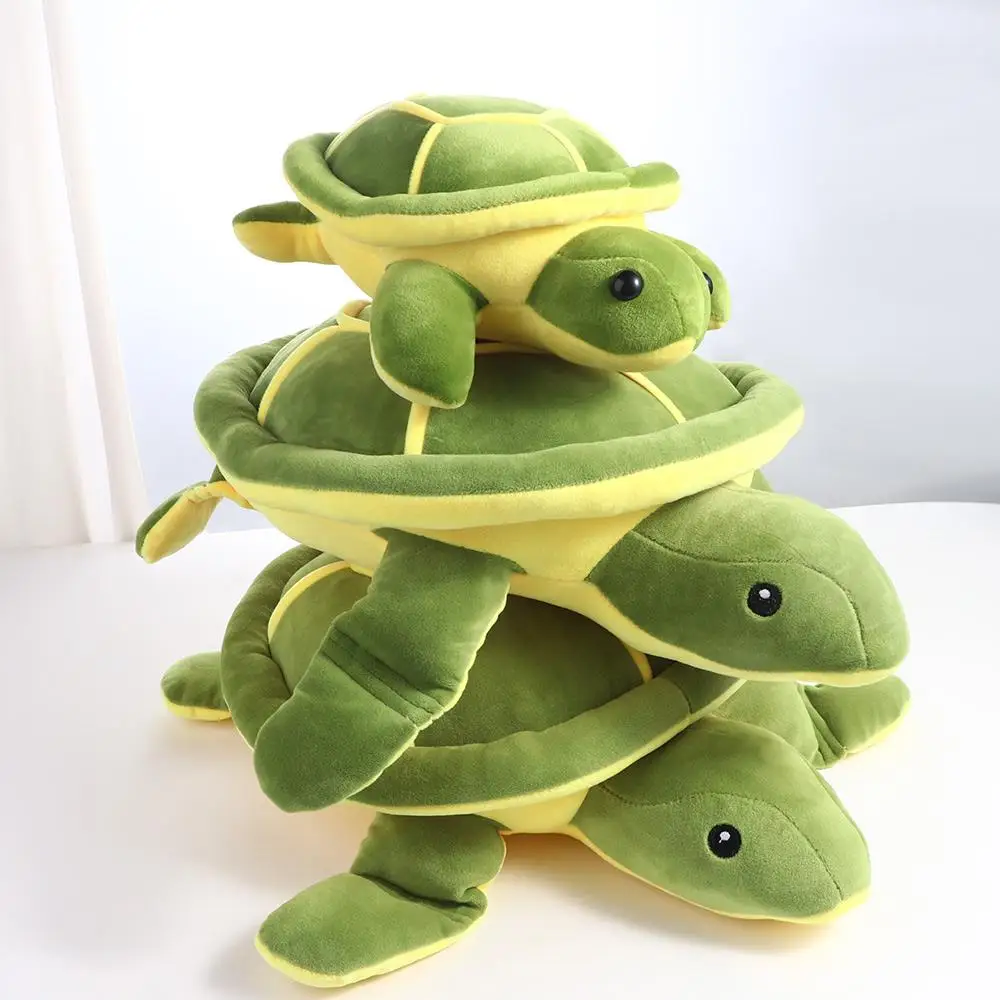 Home Decor Soft Pillow Sleeping Mate Toy Tortoise Plush Toy Animals Plush Toy Animal Sea Turtle Pillow Tortoise Stuffed Toy