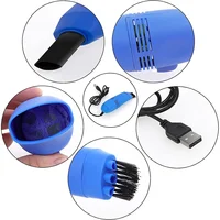 Portable Mini Vacuum Cleaner Keyboard Brush Laptop Shell Cleaner Dust Brush Handheld USB Vacuum Cleaner Computer Cleaning Tool 2
