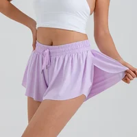 2 in 1 Jogger Flowy Athletic Shorts for Women Gym Yoga Workout Running Tennis Skirt Comfy Skort Lounge Cute Clothes Casual Wear - Image 6