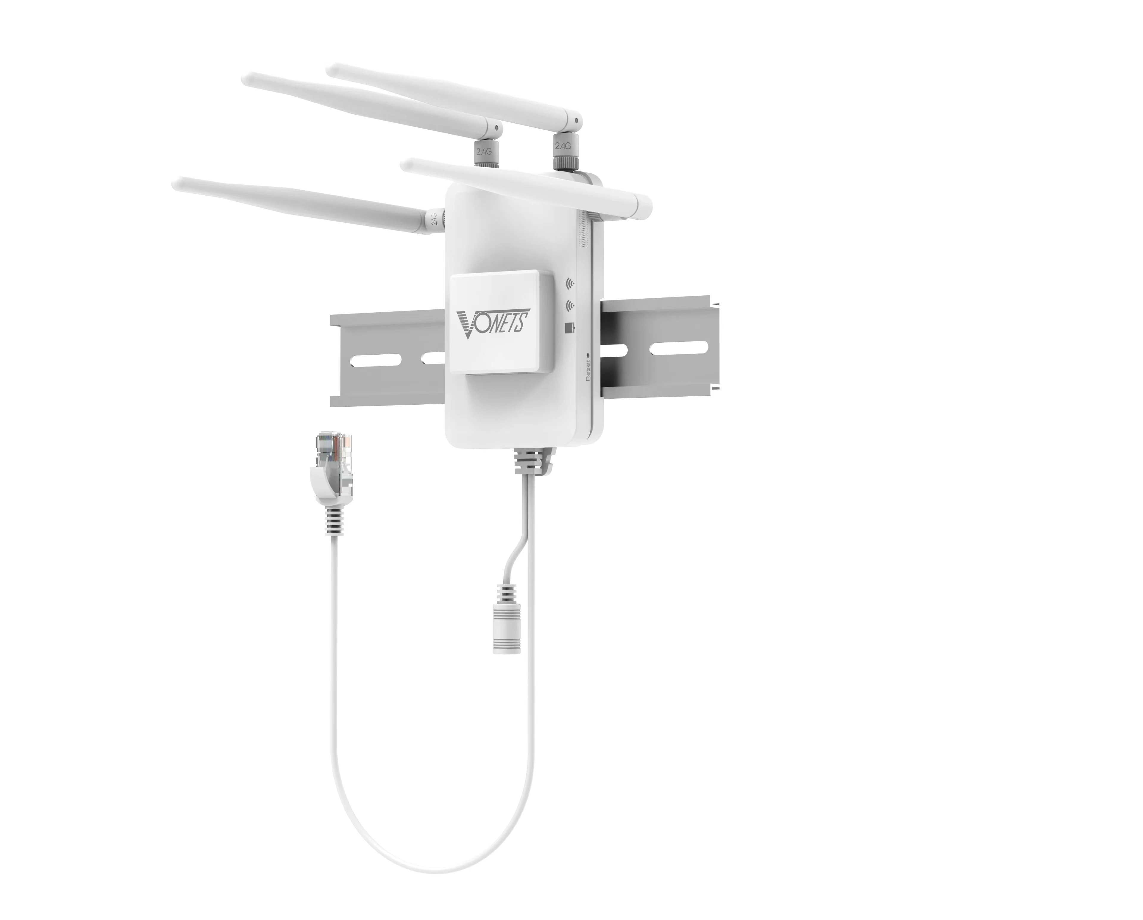 Vonets Gigabit Poe 2.4Ghz Wifi Router Wireless Bridge Repeater Adattatore Wifi A Ethernet 1000M Range Extender Dvr Iot Ad Alta Potenza