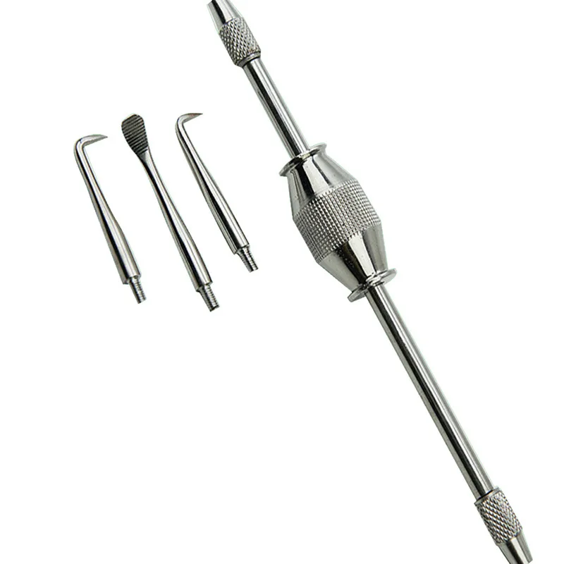 

1 Set Dental Crown Extractor Manual Crown Extractor Stainless Steel Teeth Restoration Tool Dental Crown Remover Restoration Tool