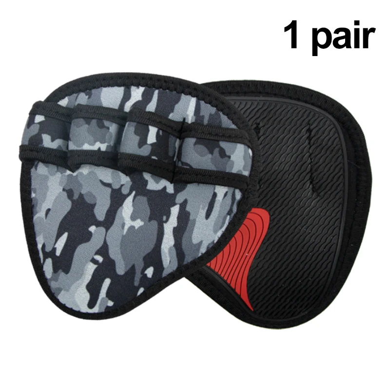 Protector de palma para gimnasio, guantes de fitness, palma de medio dedo, almohadillas de agarre para mancuernas, guantes de entrenamiento de levantamiento de pesas, entrenamiento en gimnasio