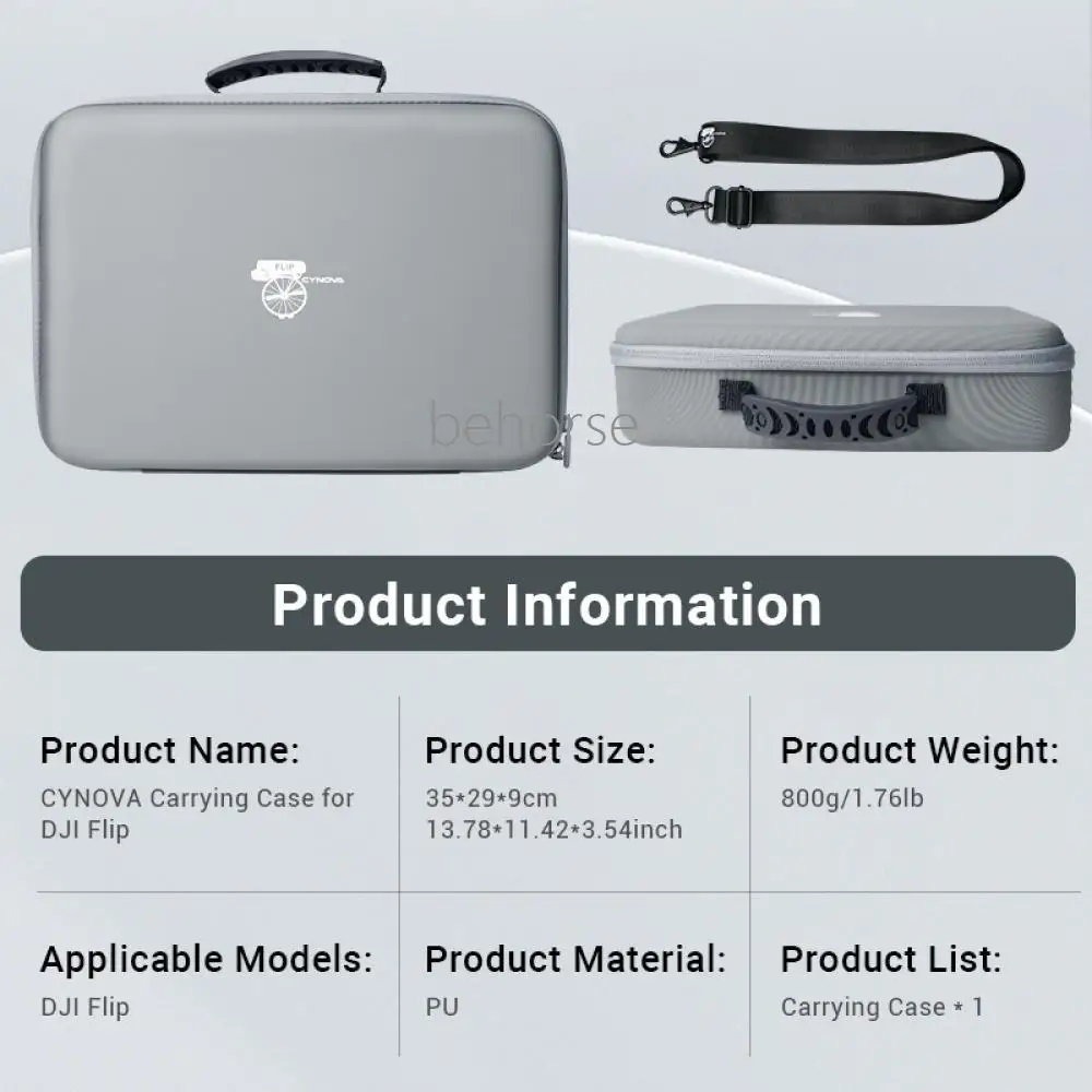 Flip Drone RC N3/RC 2 Remote Control All-in-One Hardshell Organizer for DJI Waterproof Carrying Case