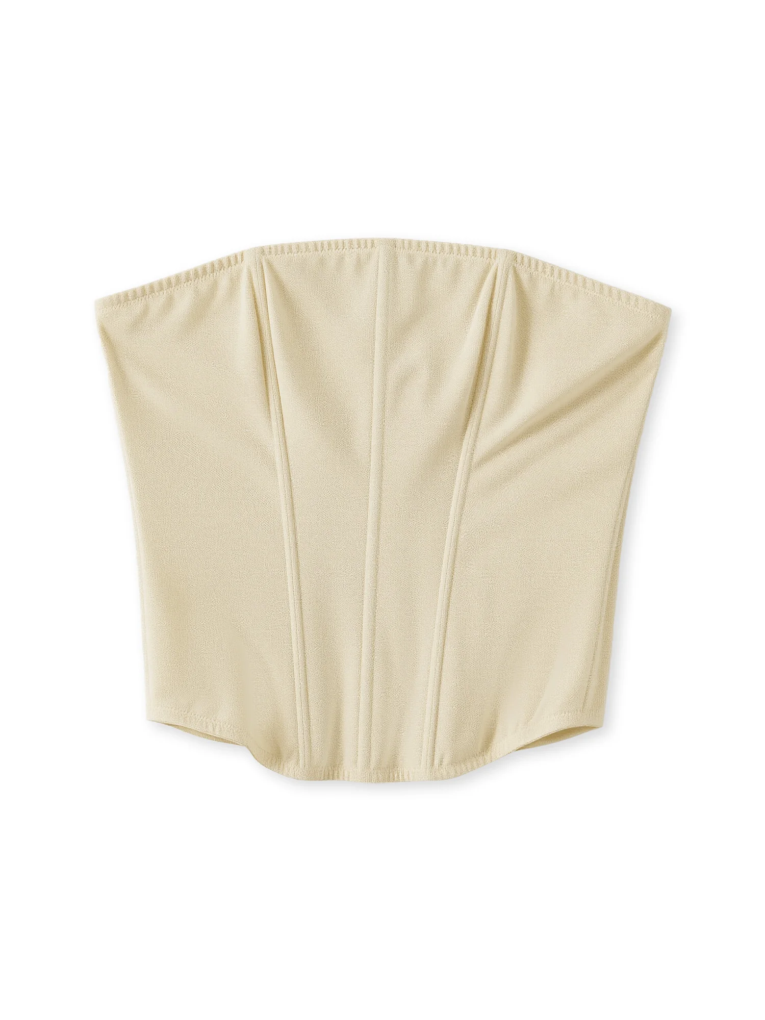 Ladies Off-Shoulder Corset Blouses Sleeveless Monochrome Zip-Up Bodice Tops with Boning for Body Contouring