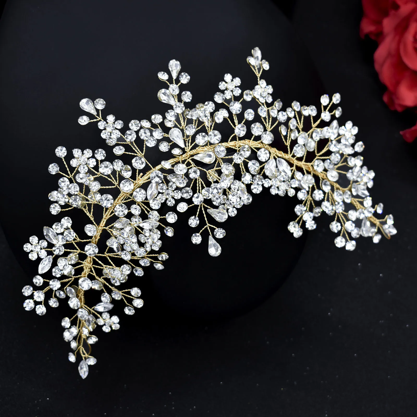 Crystal Rhinestone Hairband Luxury Headband Tiara For Women Party Pageant Bridal Wedding Hair Accessories Jewelry Band Headband hair accessory,jewelry accessories,hair band crown,bridal headwear,hair headdress