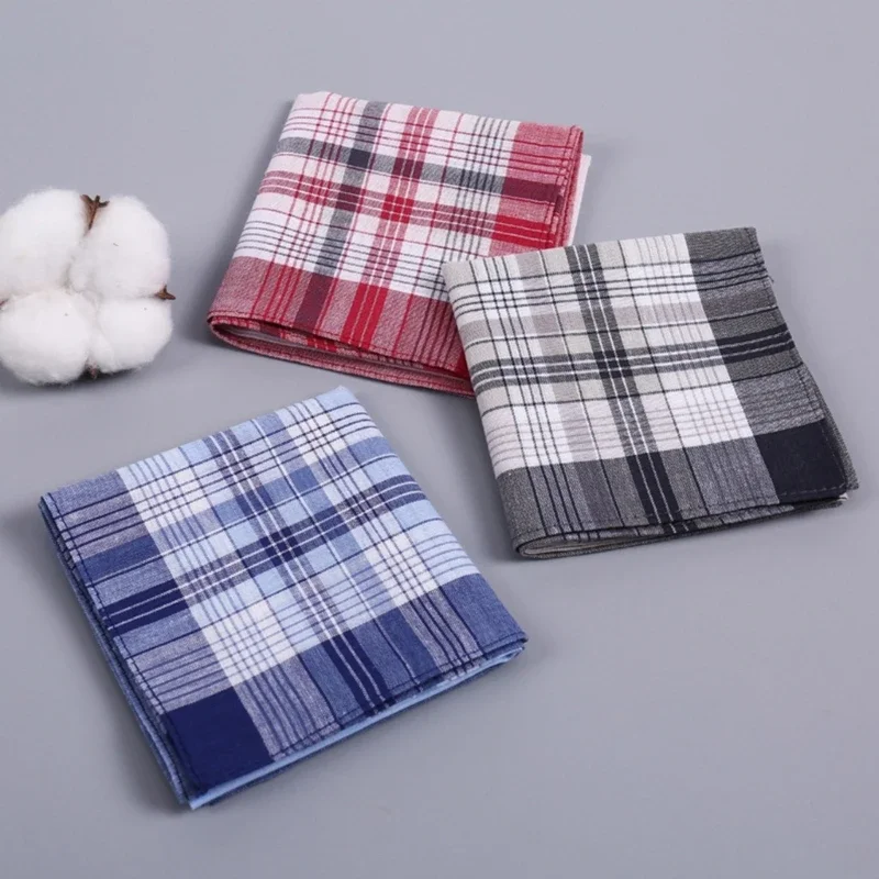 Handkerchief Men Casual Use Pocket Cloth Soft Breathable Square 40x40cm