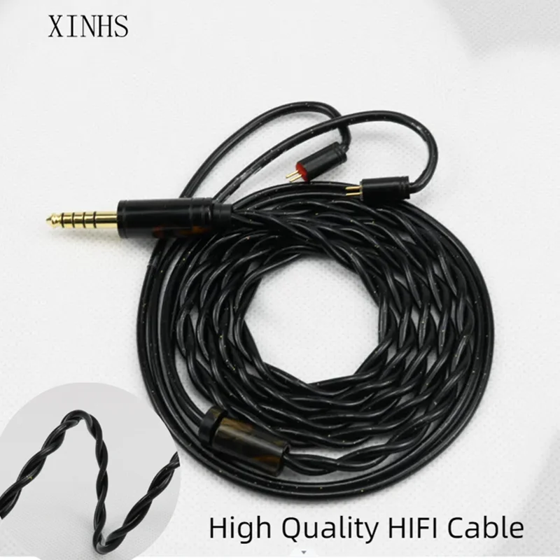 XINHS K08 2-adriges Kabel aus Gold, Silber und Palladium Graphen Fünf-Elemente-Legierung Draht