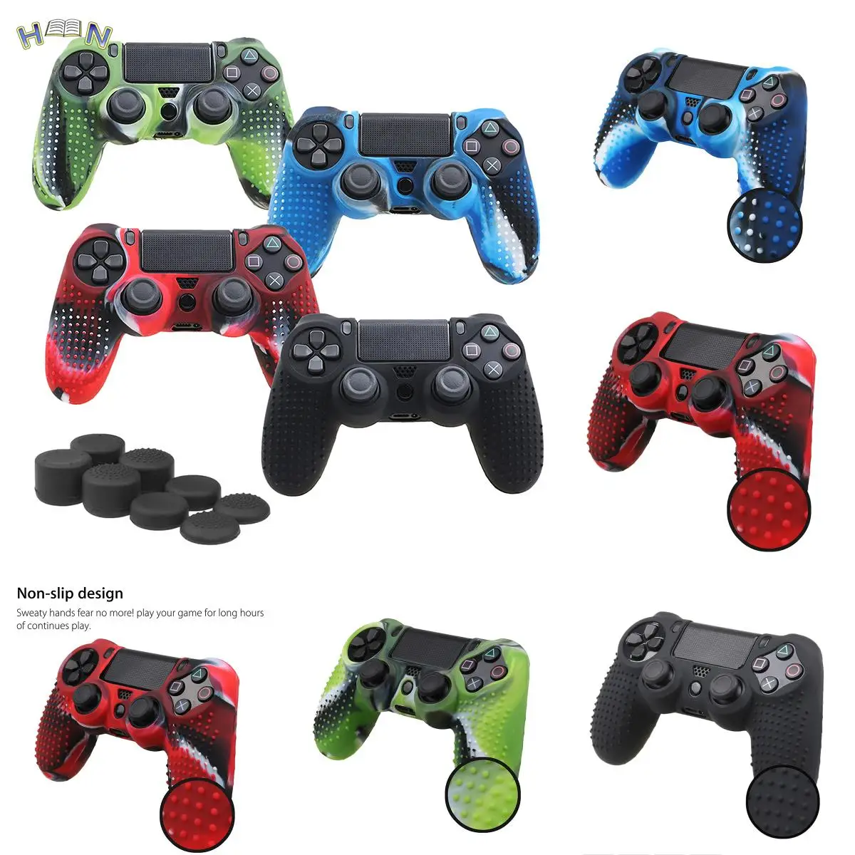 1pcs Silicone Analog Joystick Thumbstick Grip Caps Protective Skin